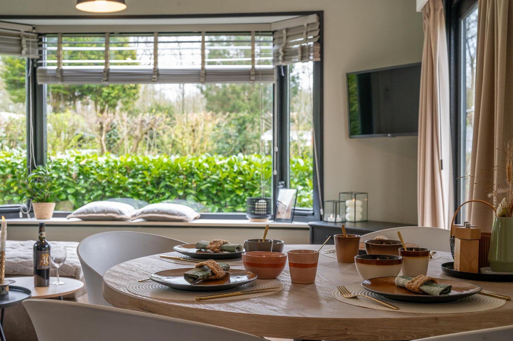 Hotel Chique Chalet Met Zicht Over De Weilanden Op De Veluwe Epe Buitenkant foto