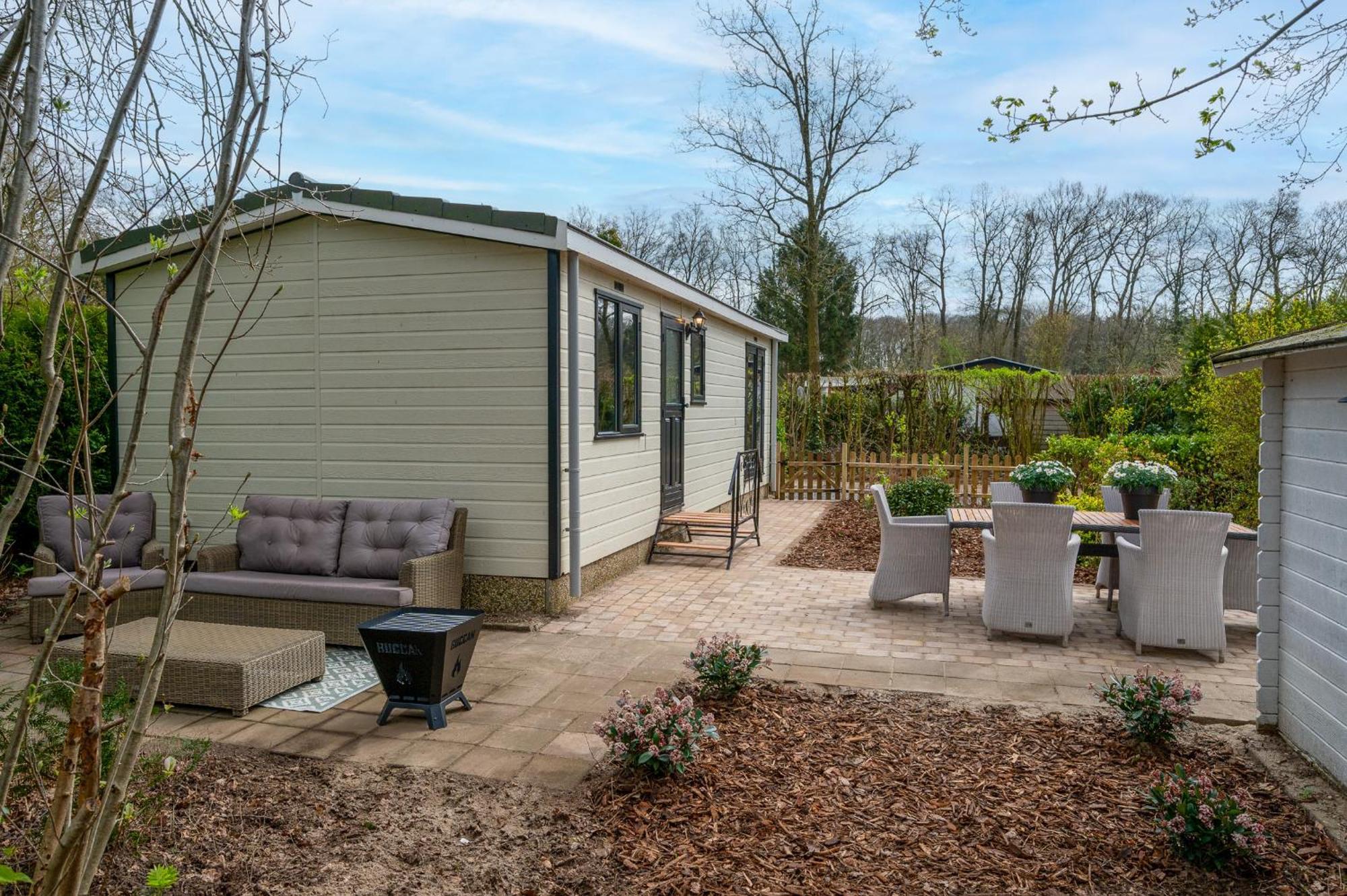 Hotel Chique Chalet Met Zicht Over De Weilanden Op De Veluwe Epe Buitenkant foto